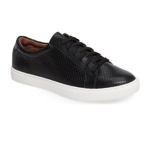 nordstrom caslon black perforated sneaker
